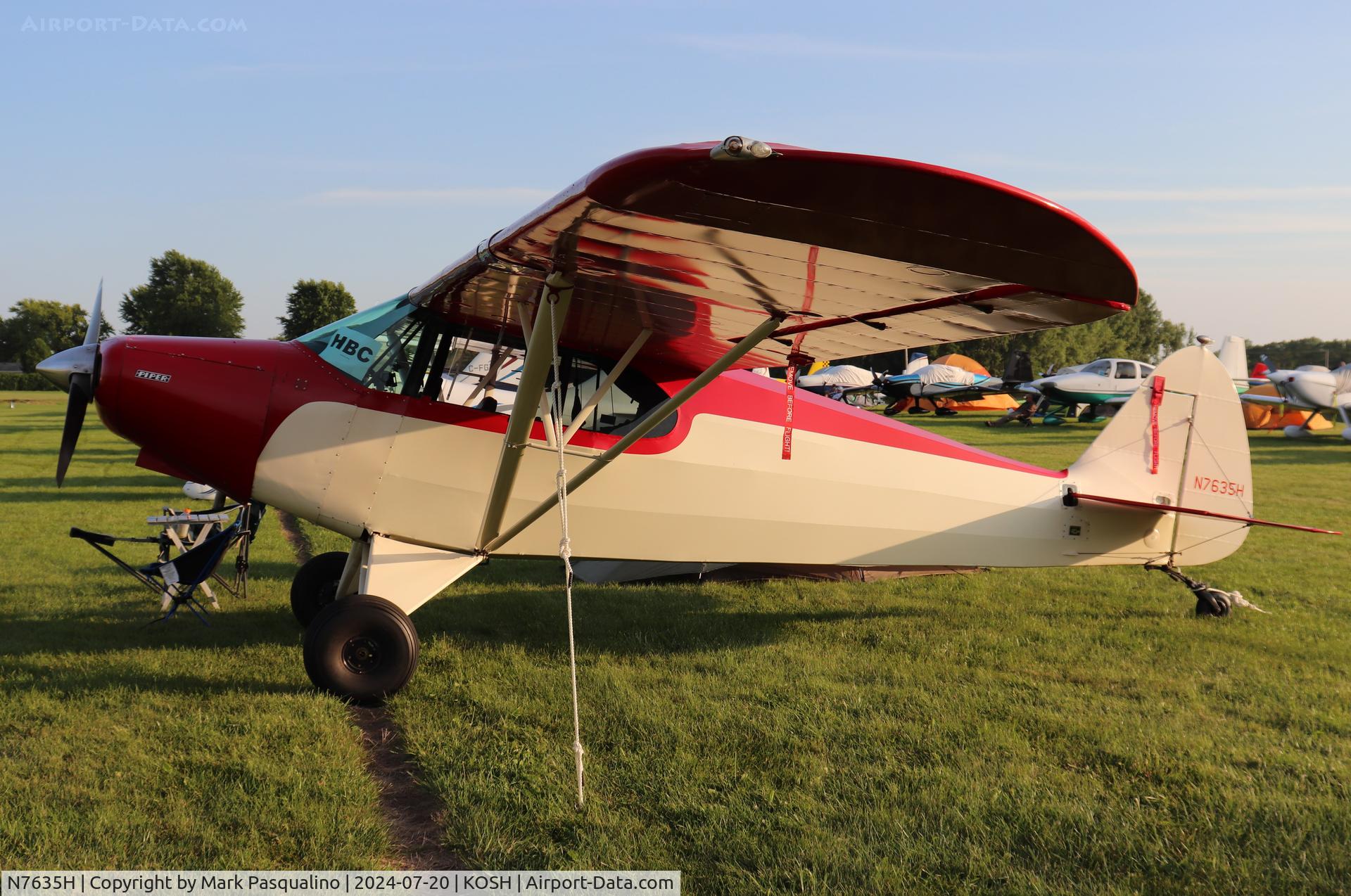 N7635H, 1946 Piper PA-12 Super Cruiser C/N 12-510, Piper PA-12