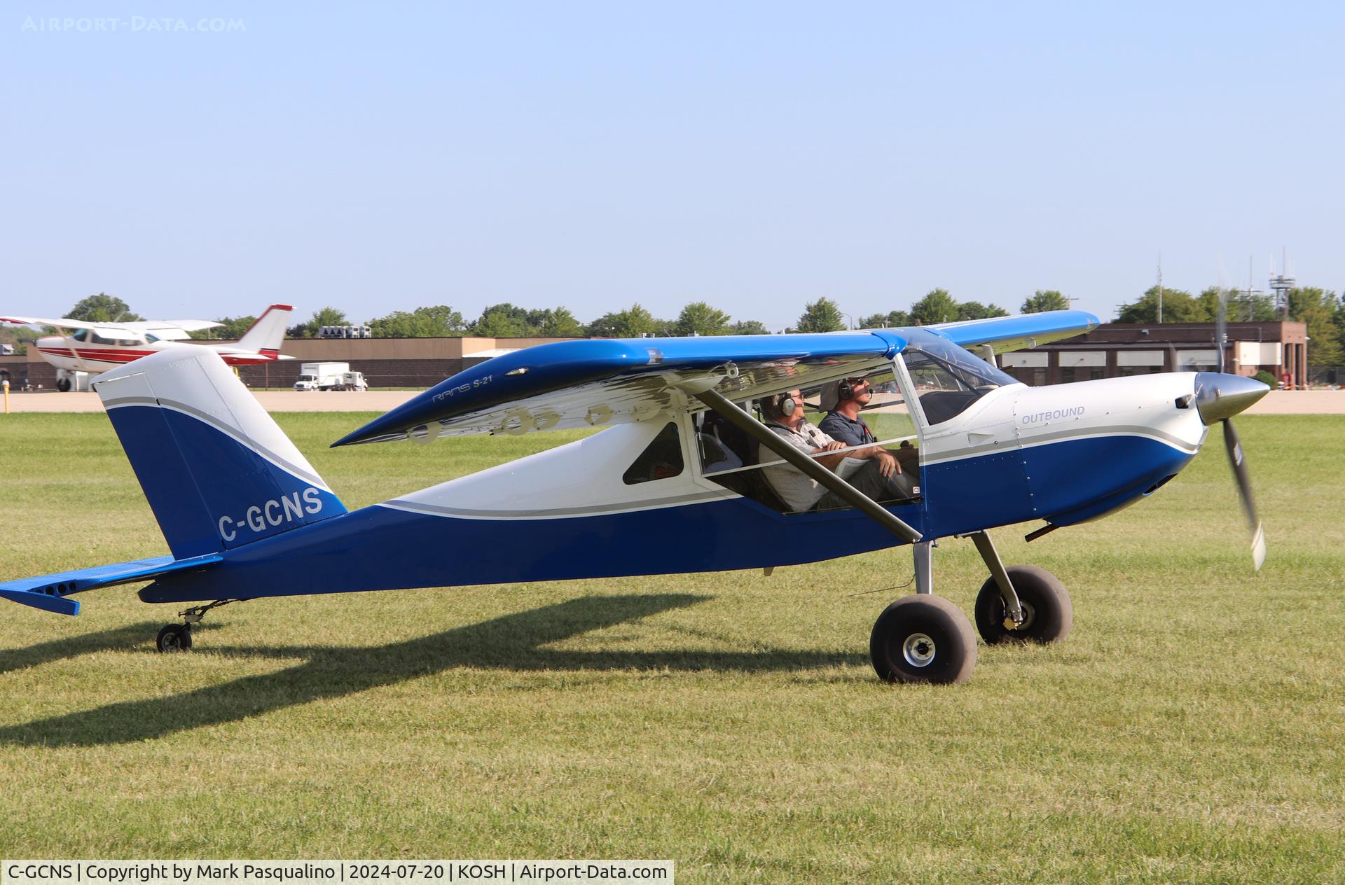 C-GCNS, 2021 Rans S-21 Outbound C/N 06200110, Rans S-21 Outbound
