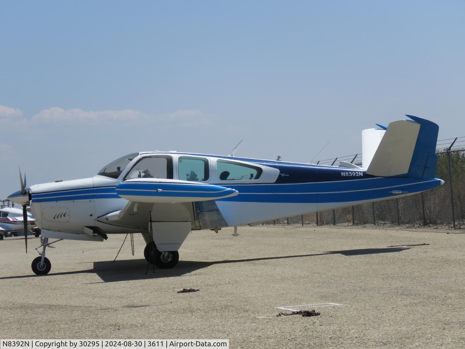 N8392N, 1968 Beech V35A Bonanza C/N D-8775, Parked