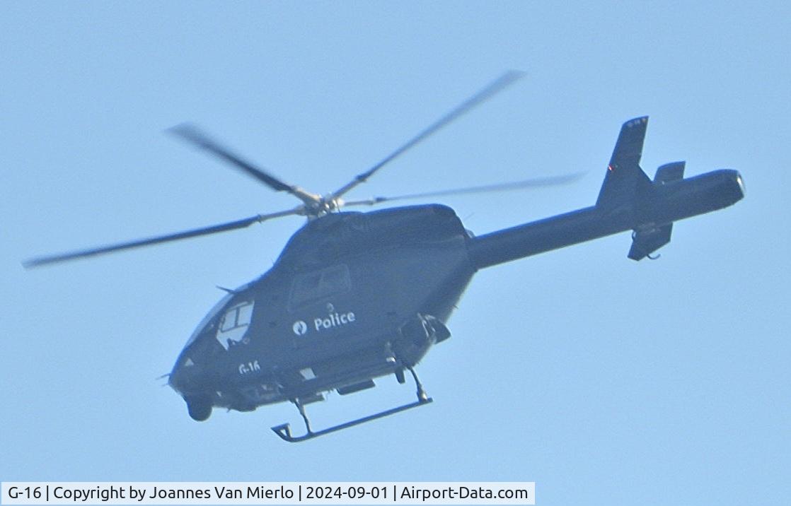 G-16, 2008 McDonnell Douglas MD-902 Explorer II C/N 900-00132, Over Ghent