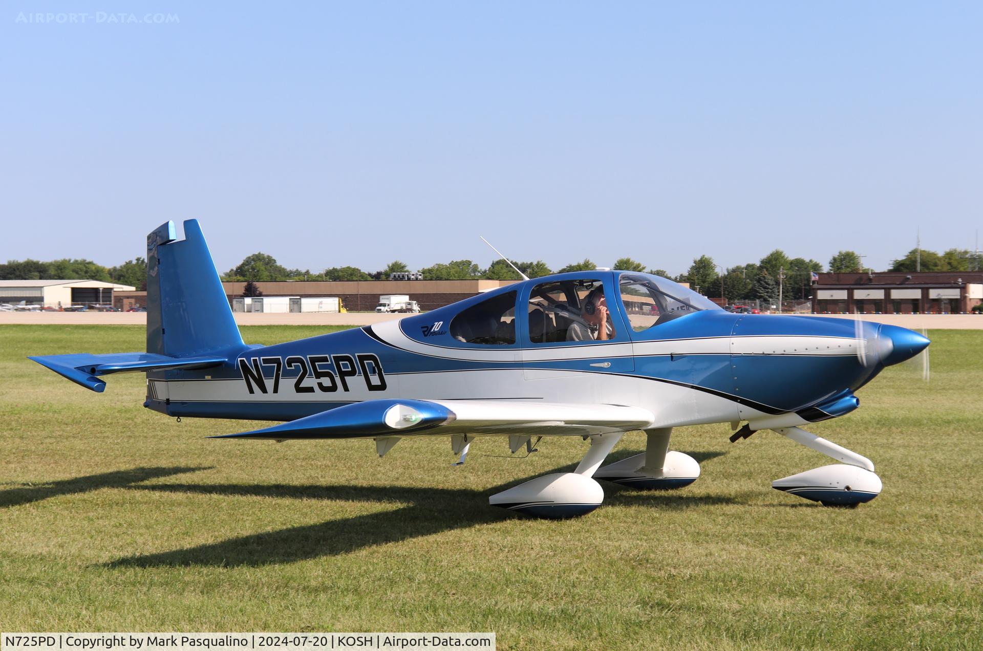 N725PD, 2020 Vans RV-10 C/N 41725, Vans RV-10