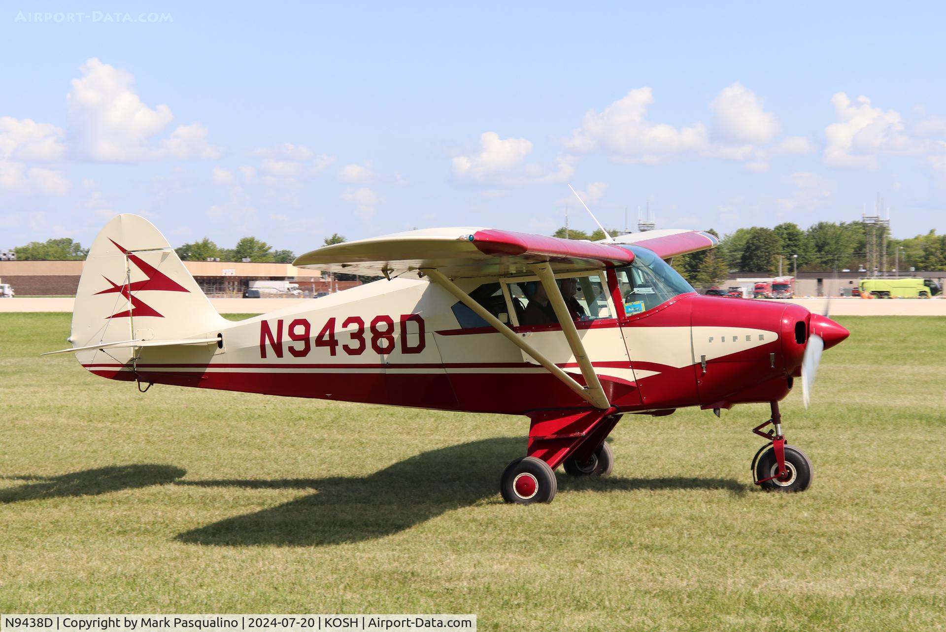 N9438D, 1958 Piper PA-22-160 Tri Pacer C/N 22-6412, Piper PA-22-160