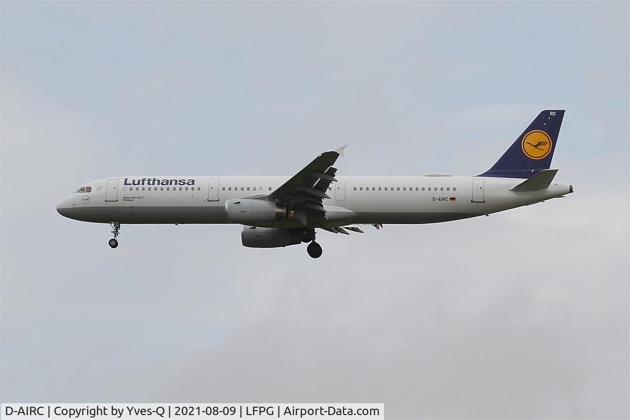 D-AIRC, 1994 Airbus A321-131 C/N 0473, Airbus A321-131, On final rwy 26L, Roissy Charles De Gaulle airport (LFPG-CDG)