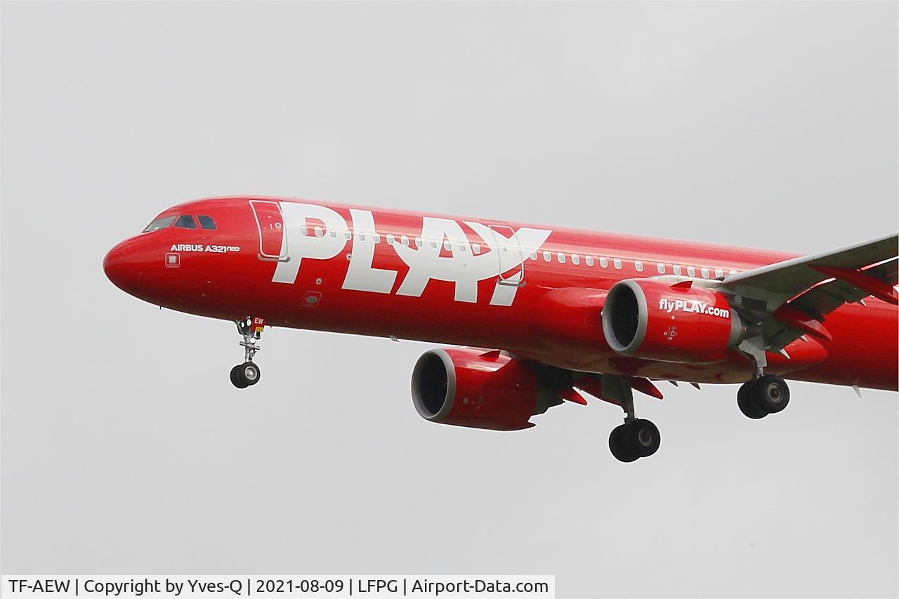 TF-AEW, 2018 Airbus A321-251N C/N 8008, Airbus A321-251N, Short approach rwy 26L, Roissy Charles De Gaulle airport (LFPG-CDG