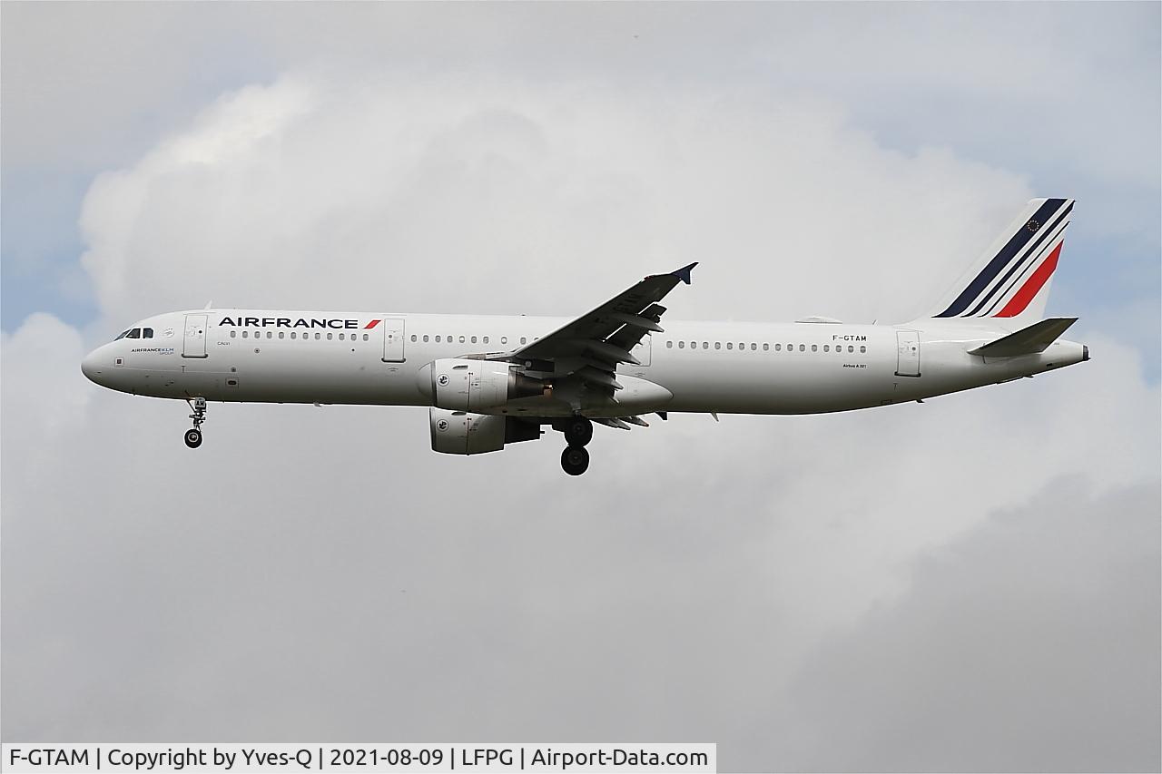 F-GTAM, 2002 Airbus A321-211 C/N 1859, Airbus A321-211, On final rwy 26L, Roissy Charles De Gaulle airport (LFPG-CDG)