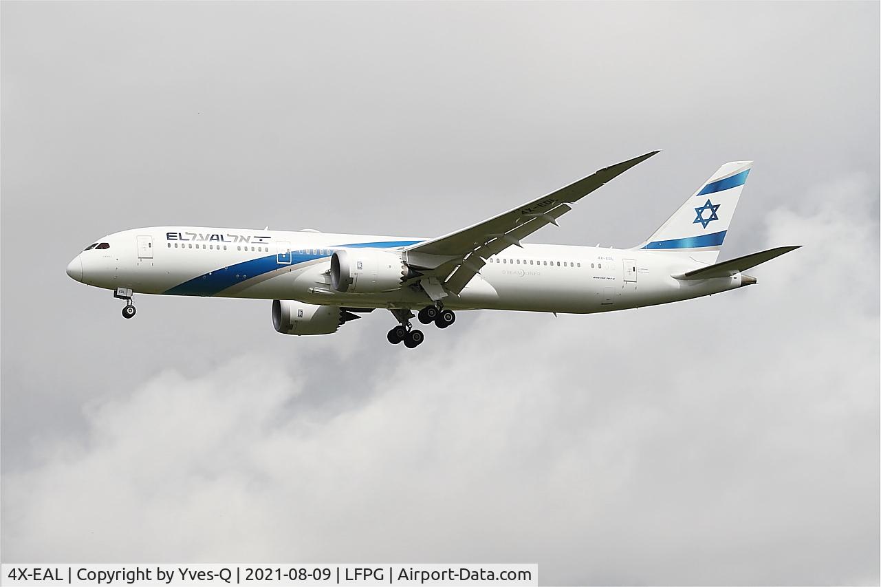 4X-EAL, 2000 Boeing 767-33A/ER C/N 27477, Boeing 767-33AER, On final rwy 26L, Roissy Charles De Gaulle airport (LFPG-CDG)