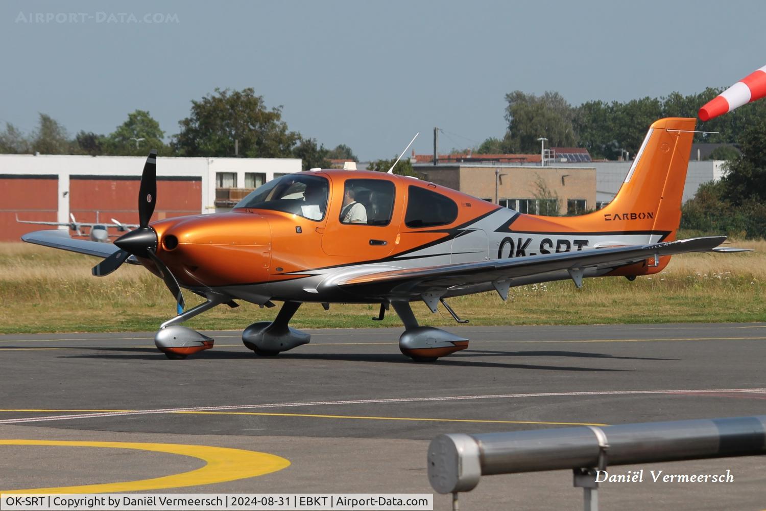 OK-SRT, 2022 Cirrus SR22T C/N 8930, OK-SRT at Kortrijk Airport.