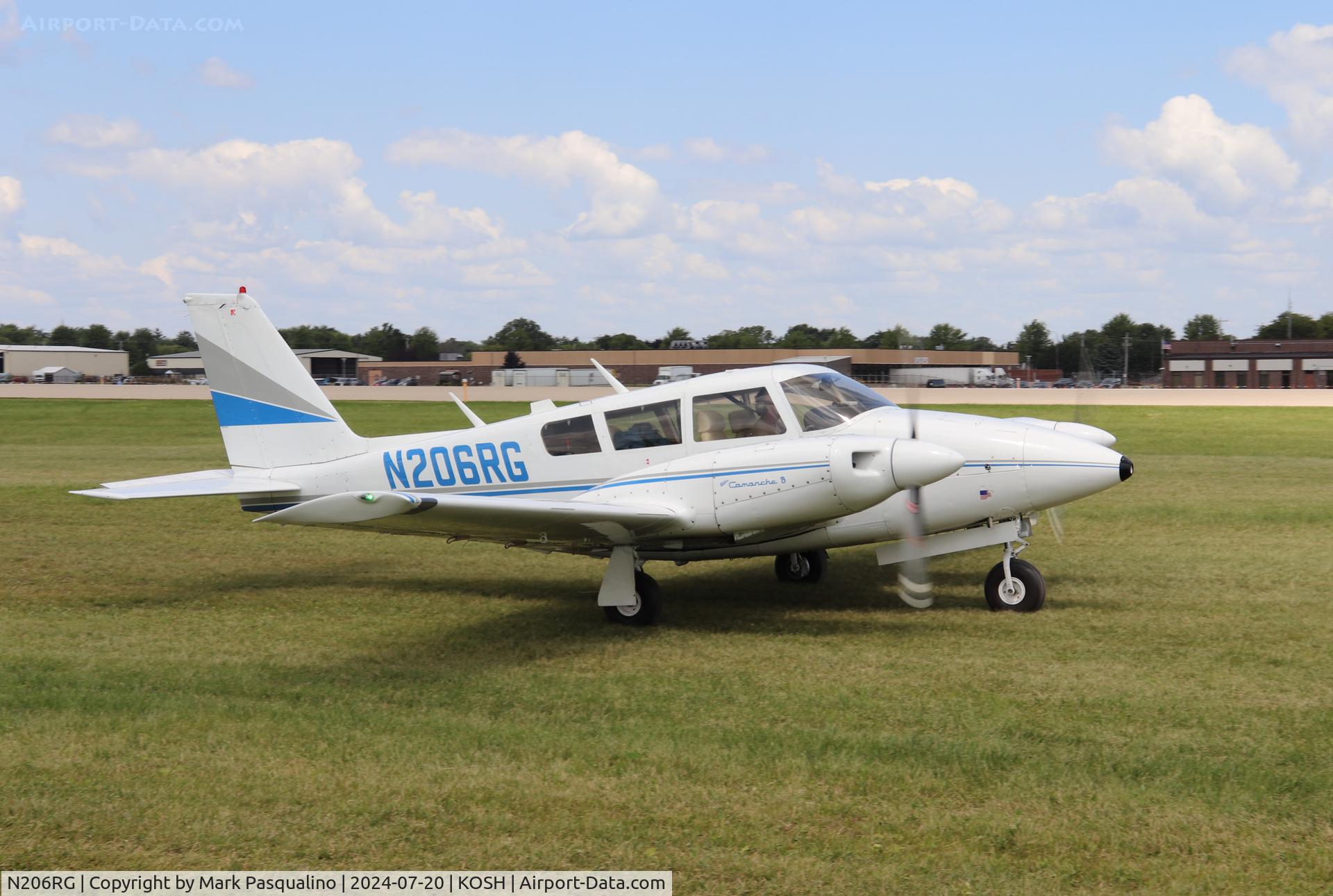 N206RG, 1967 Piper PA-30-160 Twin Comanche Twin Comanche C/N 30-1427, Piper PA-30