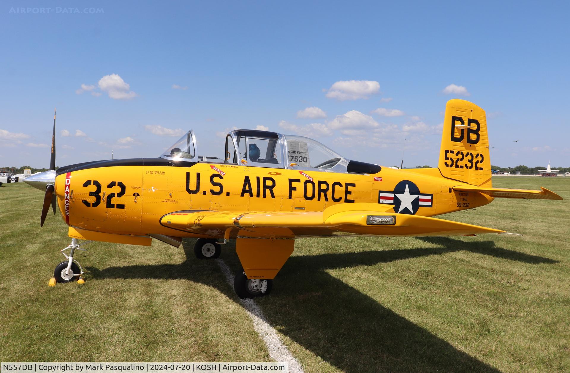N557DB, 1955 Beech T-34A Mentor Mentor C/N G-789, Beech T-34A