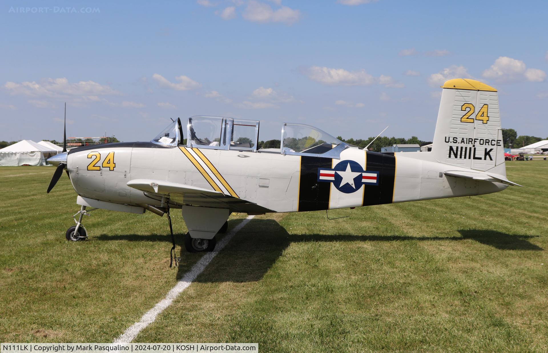 N111LK, 1955 Beech A45 C/N G-724, Beech T-34A