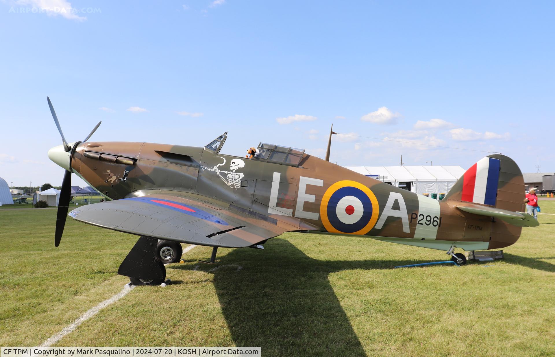CF-TPM, 1943 Hawker Hurricane IV C/N KZ321, Hawker Hurricane IV