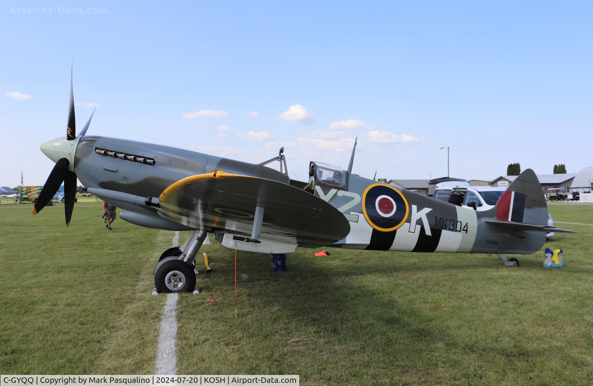 C-GYQQ, 1945 Supermarine Spitfire IXe C/N TE294, Spitfire IXe
