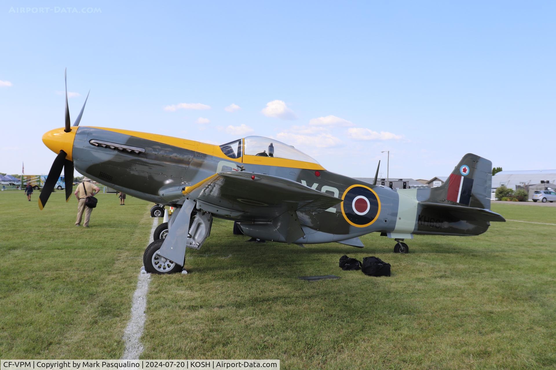 CF-VPM, 1944 North American P-51D Mustang C/N 122-39922, North American P-51D