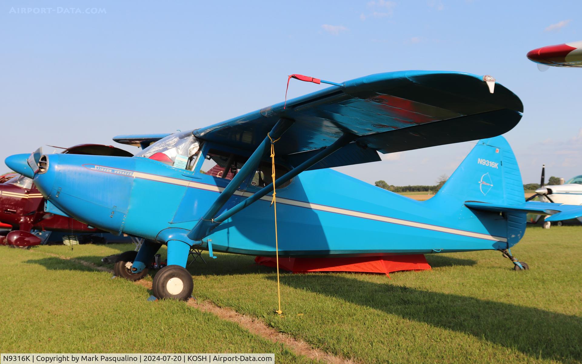N9316K, 1947 Stinson 108-2 Voyager C/N 108-2316, Stinson 108-2