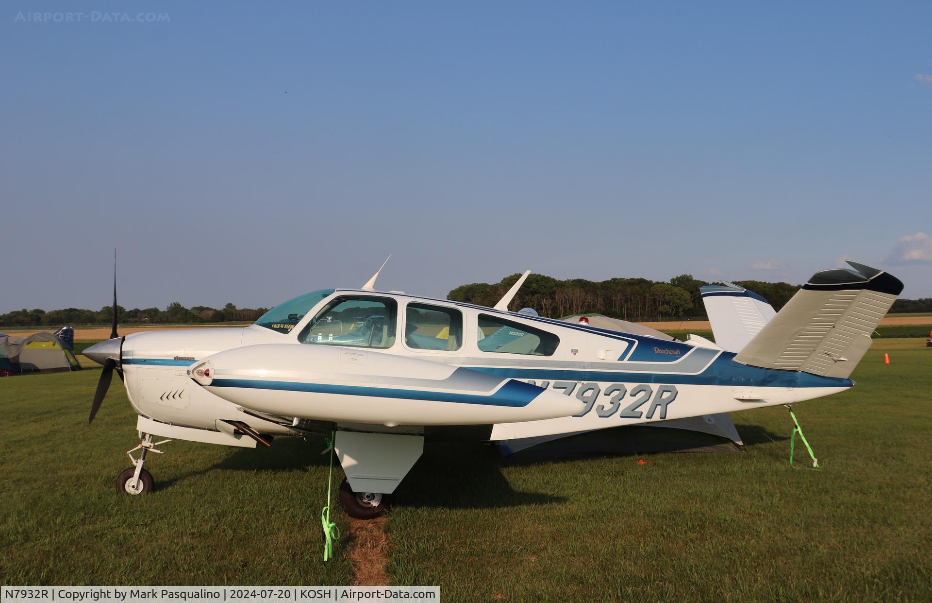 N7932R, 1969 Beech V35A Bonanza C/N D-8954, Beech V35A
