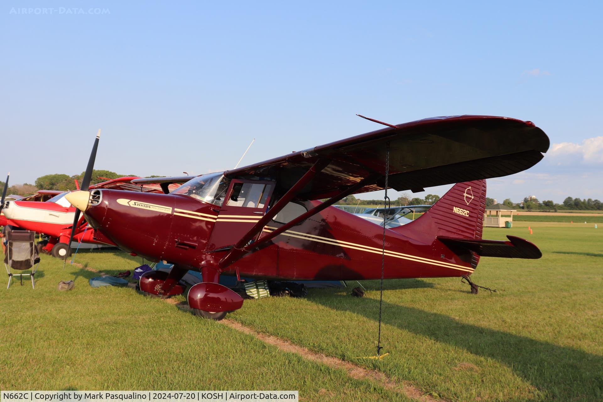 N662C, 1948 Stinson 108-3 Voyager C/N 108-3662, Stinson 108-3