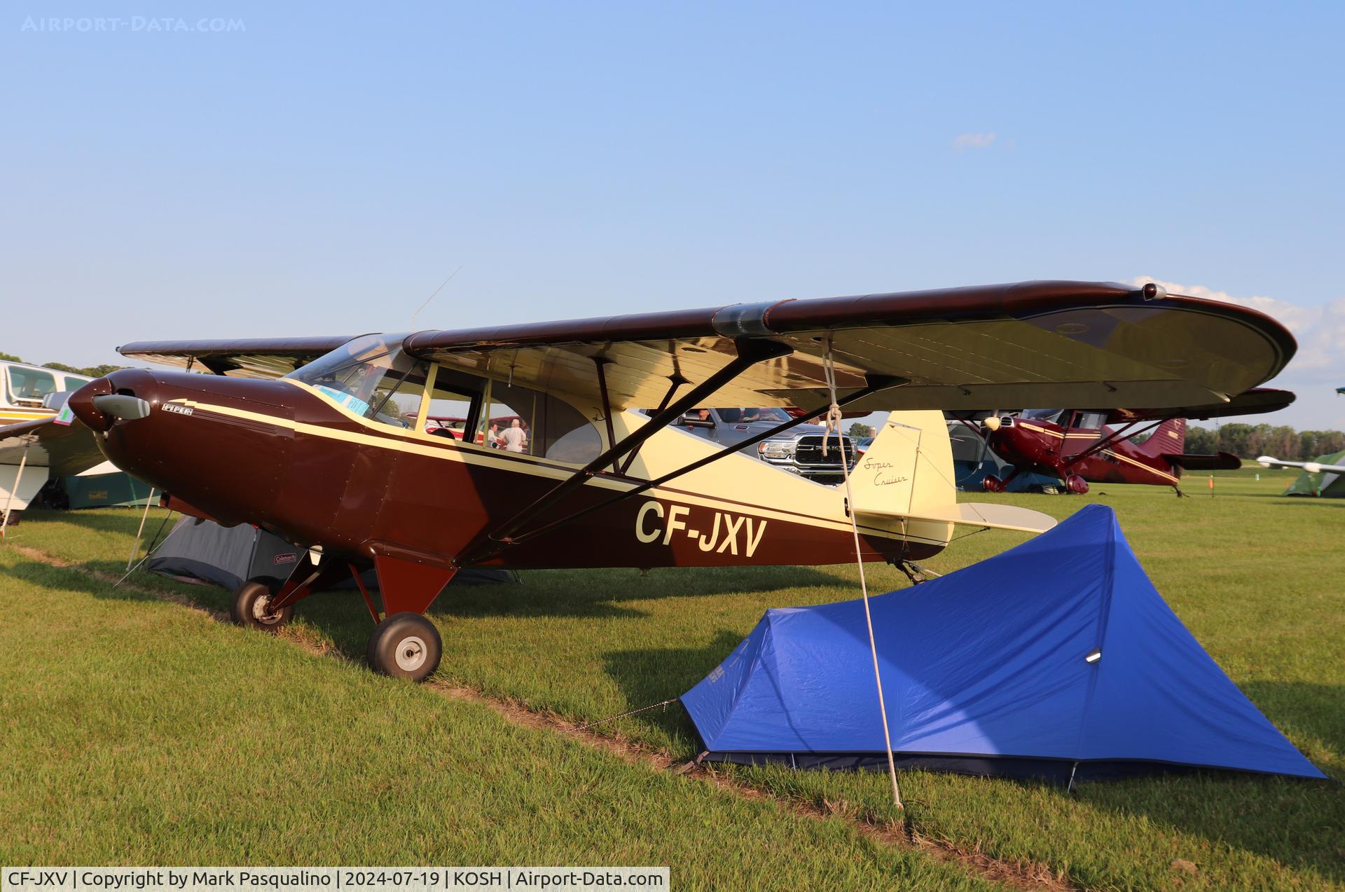 CF-JXV, 1947 Piper PA-12 Super Cruiser C/N 12-3213, Piper PA-12