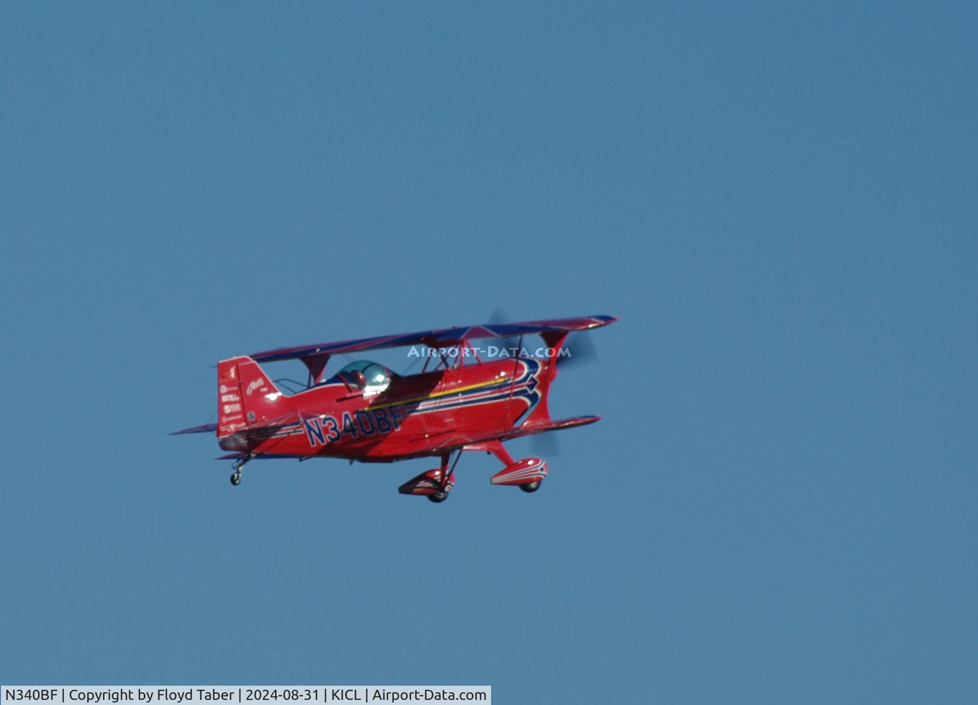 N340BF, 2003 Aviat Pitts S-2C Special C/N 6055, Fly Iowa 2024 Clarinda Iowa Schenck Field