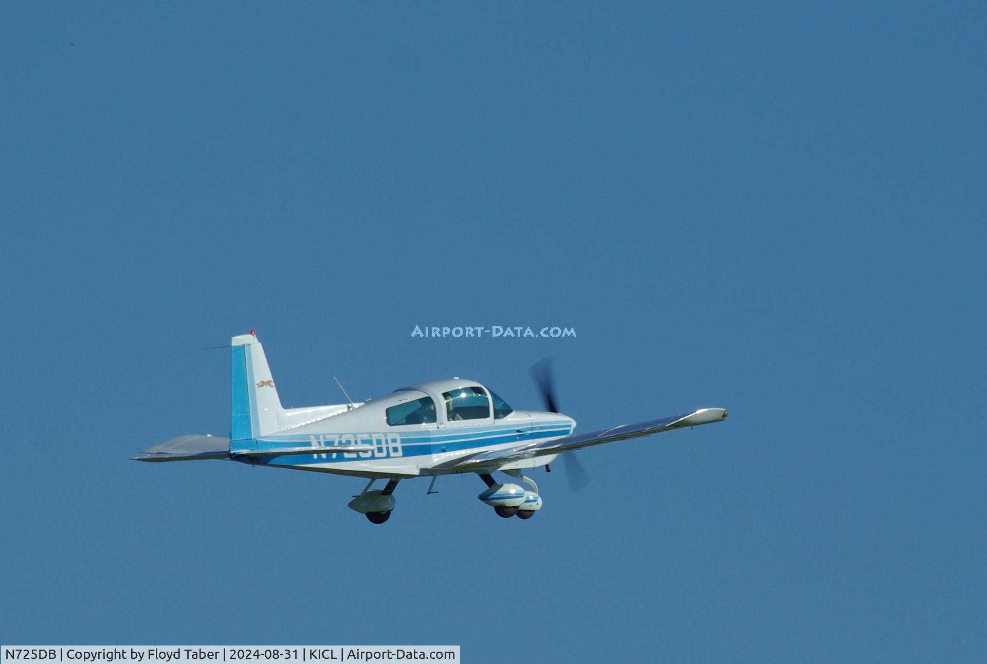 N725DB, 1976 Grumman American AA-5A Cheetah C/N AA5A-0126, Fly Iowa 2024 Clarinda Iowa Schenck Field