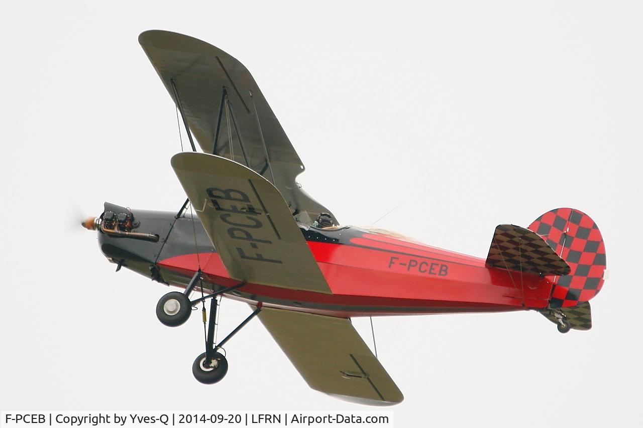 F-PCEB, Hatz CB-1 C/N 639, Hatz CB-1, Solo display, Rennes-St Jacques airport (LFRN-RNS)