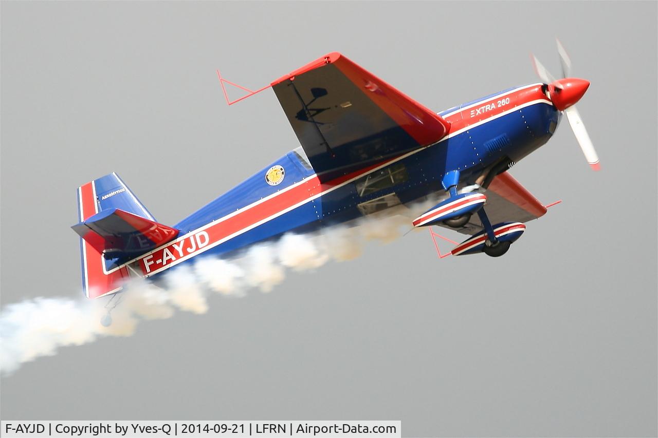 F-AYJD, 1990 Extra EA-260 C/N 02, Extra EA-260, Solo display, Rennes-St Jacques airport (LFRN-RNS)