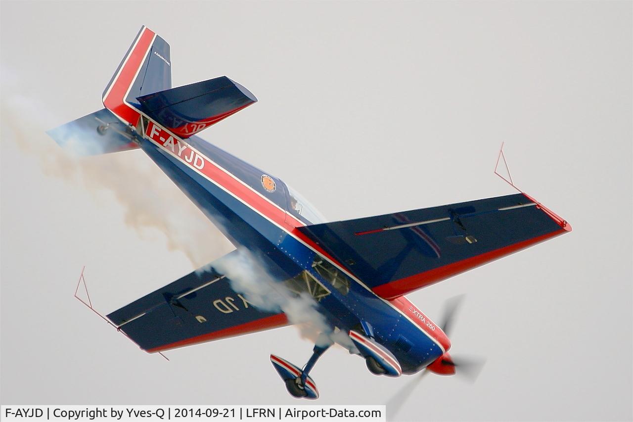 F-AYJD, 1990 Extra EA-260 C/N 02, Extra EA-260, Solo display, Rennes-St Jacques airport (LFRN-RNS)