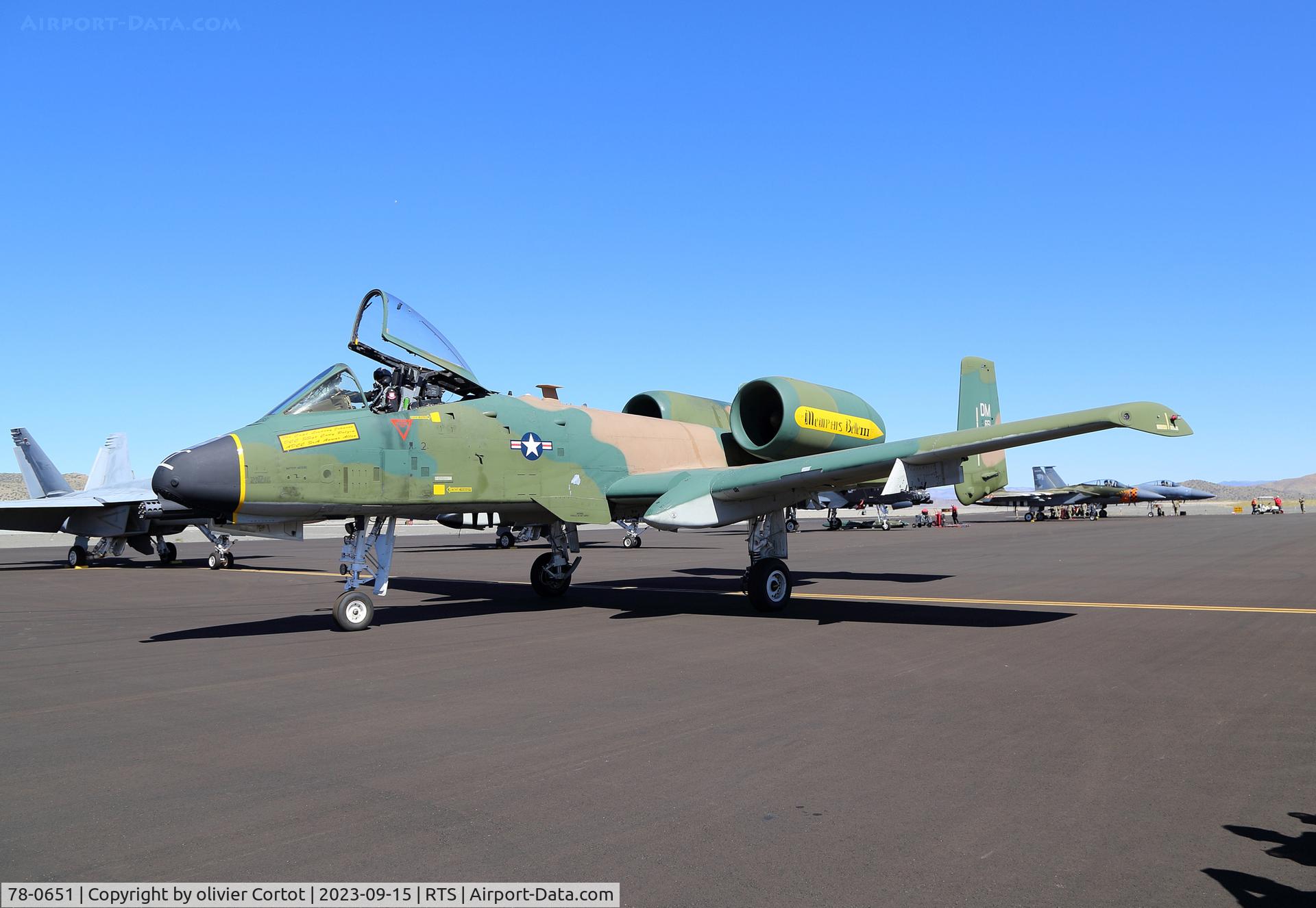 78-0651, 1978 Fairchild Republic A-10C Thunderbolt II C/N A10-0271, 2023 Reno air races