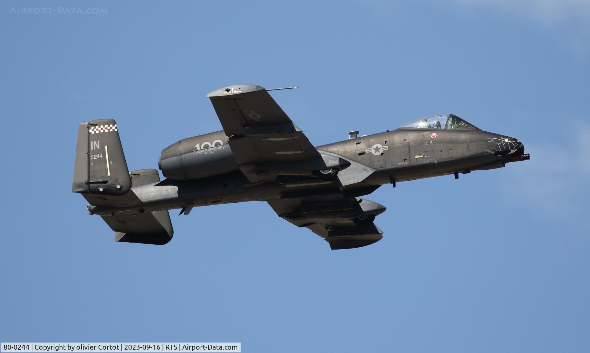 80-0244, 1980 Fairchild Republic A-10C Thunderbolt II C/N A10-0594, 2023 Reno air races