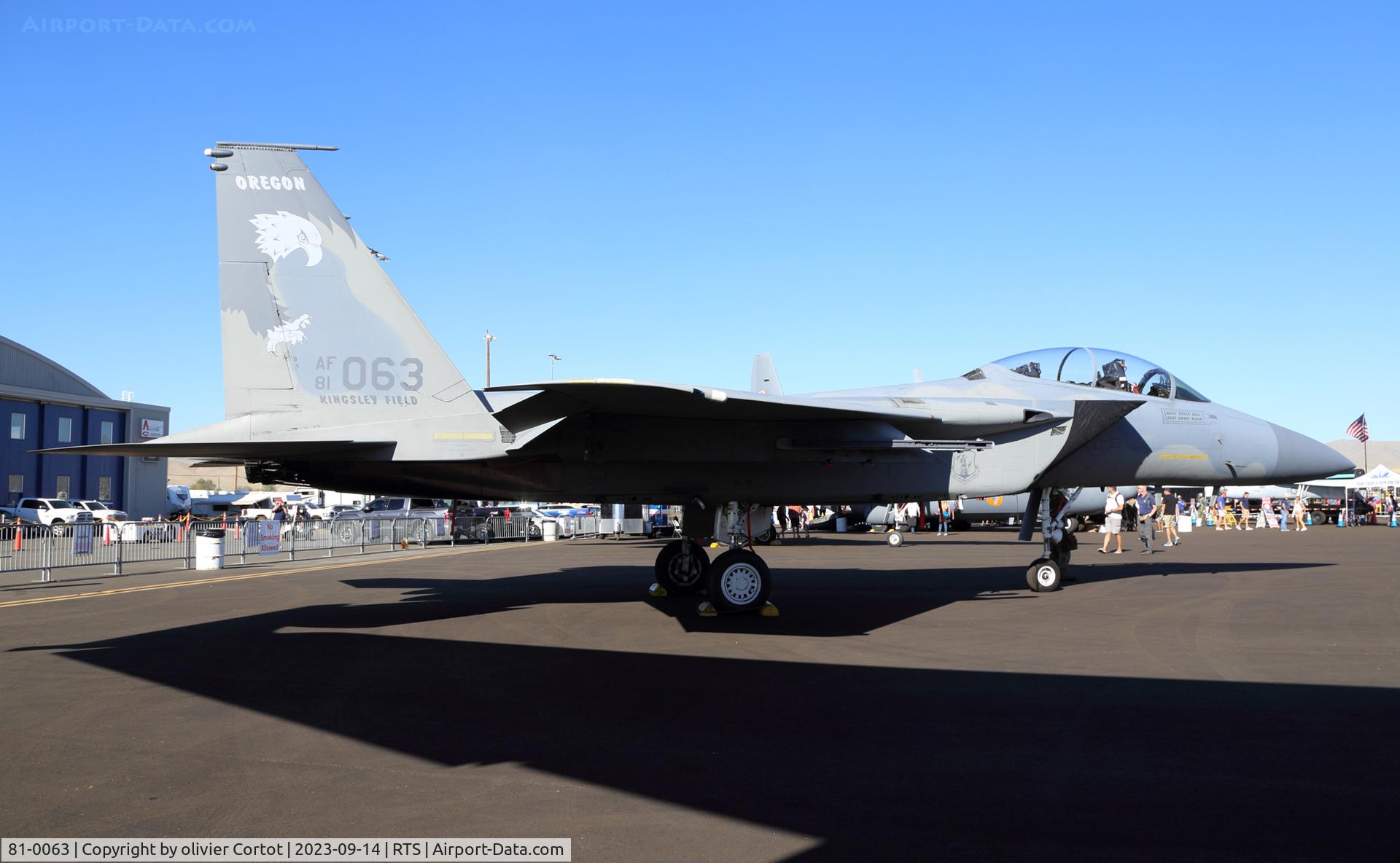 81-0063, 1981 McDonnell Douglas F-15D Eagle C/N 0963/D036, 2023 Reno air races
