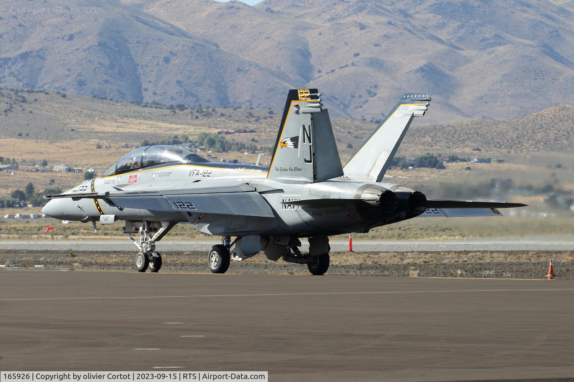 165926, Boeing F/A-18F Super Hornet C/N F072, 2023 Reno air races