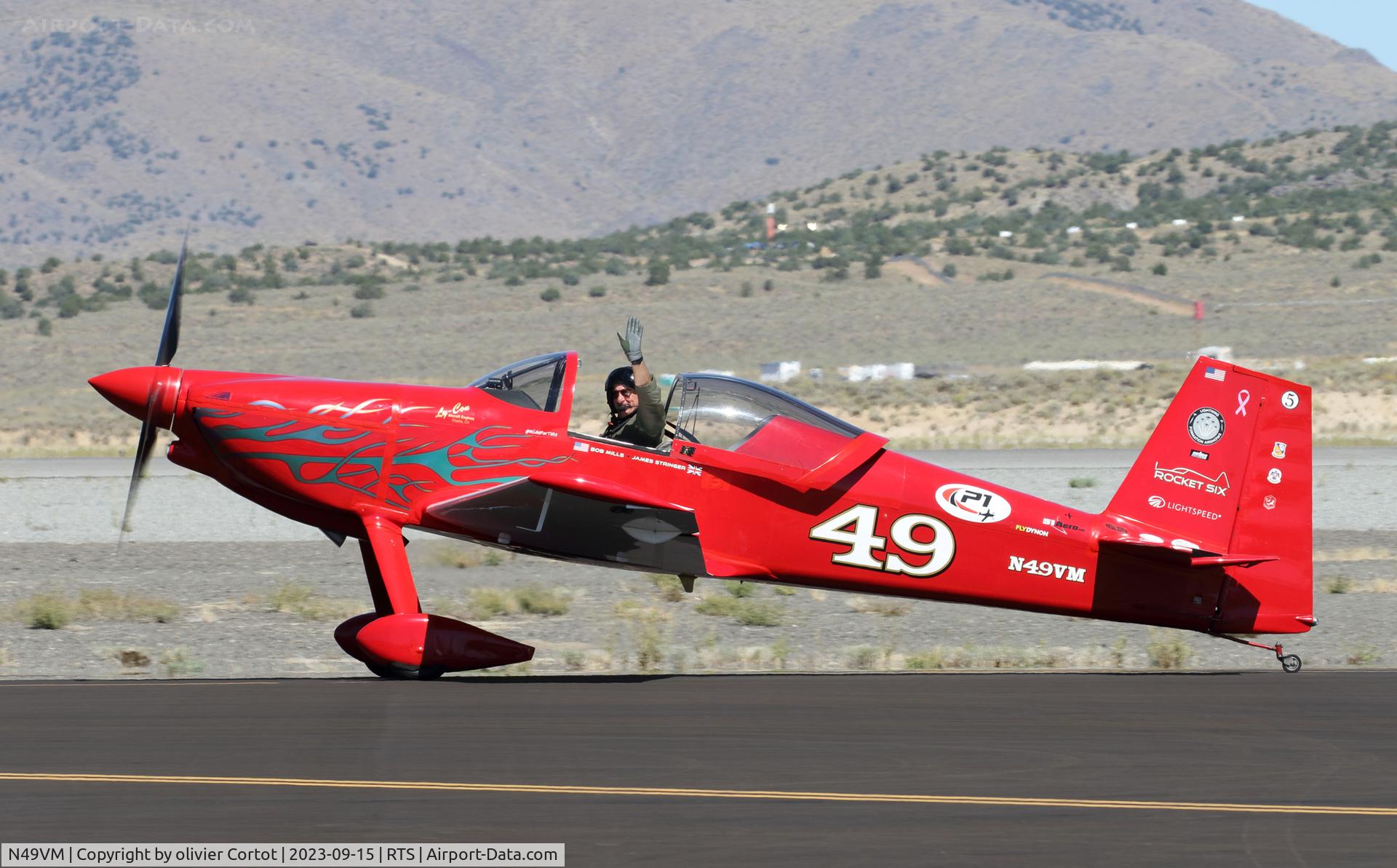 N49VM, 1998 Vans RV-6 C/N 24853-1, 2023 Reno air races