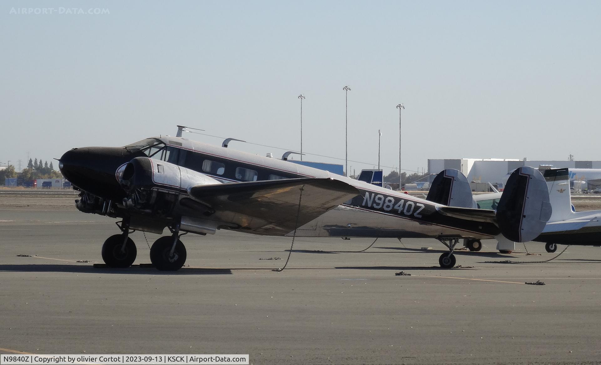 N9840Z, 1952 Beech C-45H Expeditor C/N AF-886, sep 2023