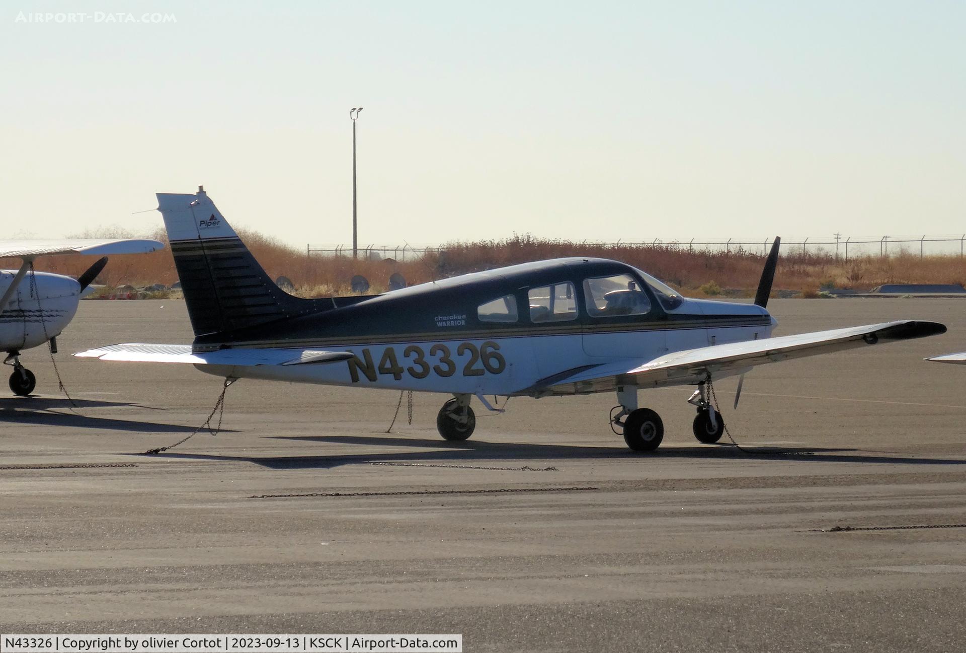 N43326, 1974 Piper PA-28-151 C/N 28-7415471, sep 2023