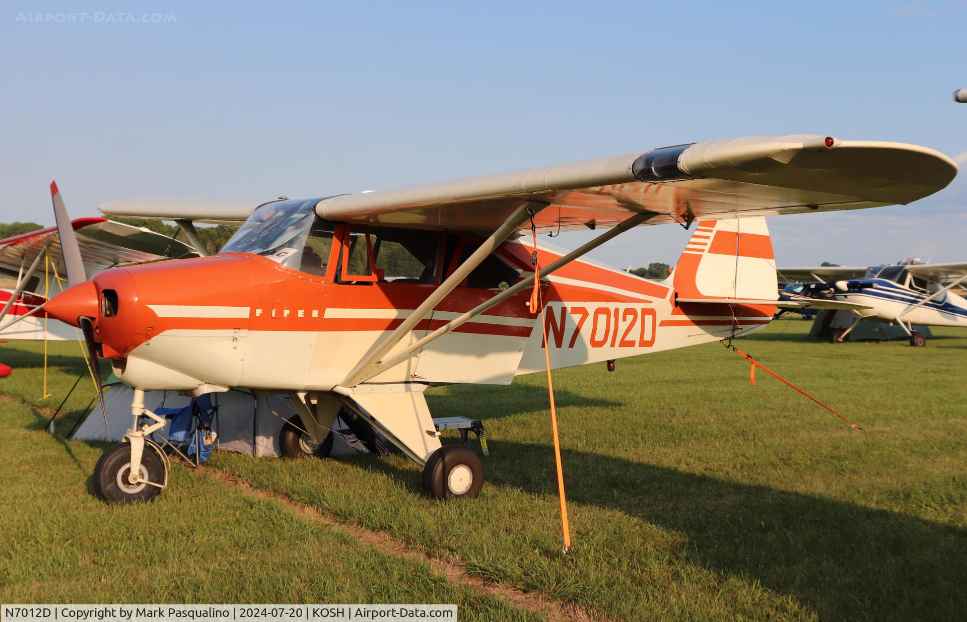 N7012D, 1957 Piper PA-22-150 C/N 22-4905, Piper PA-22-150