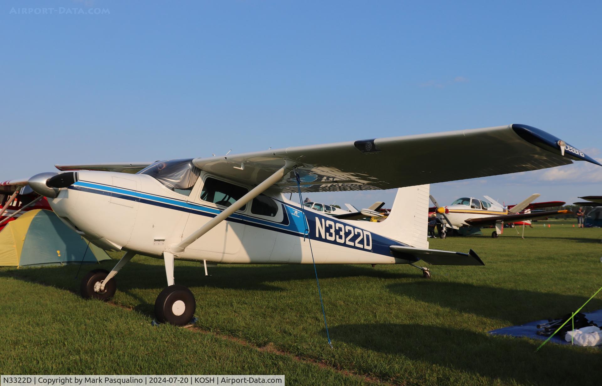 N3322D, 1955 Cessna 180 C/N 32120, Cessna 180