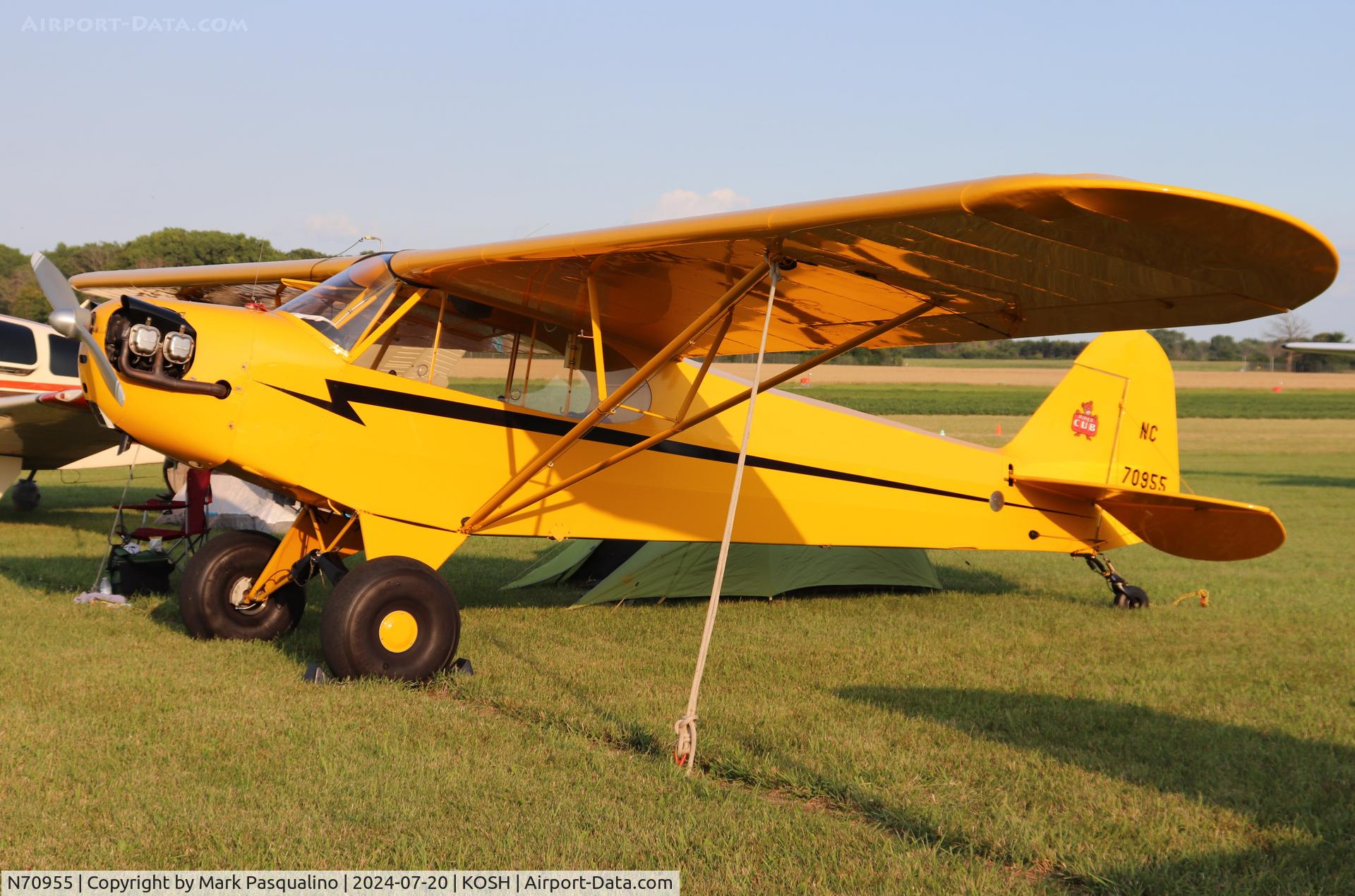 N70955, 1946 Piper J3C-65 Cub C/N 17980, Piper J3C-65