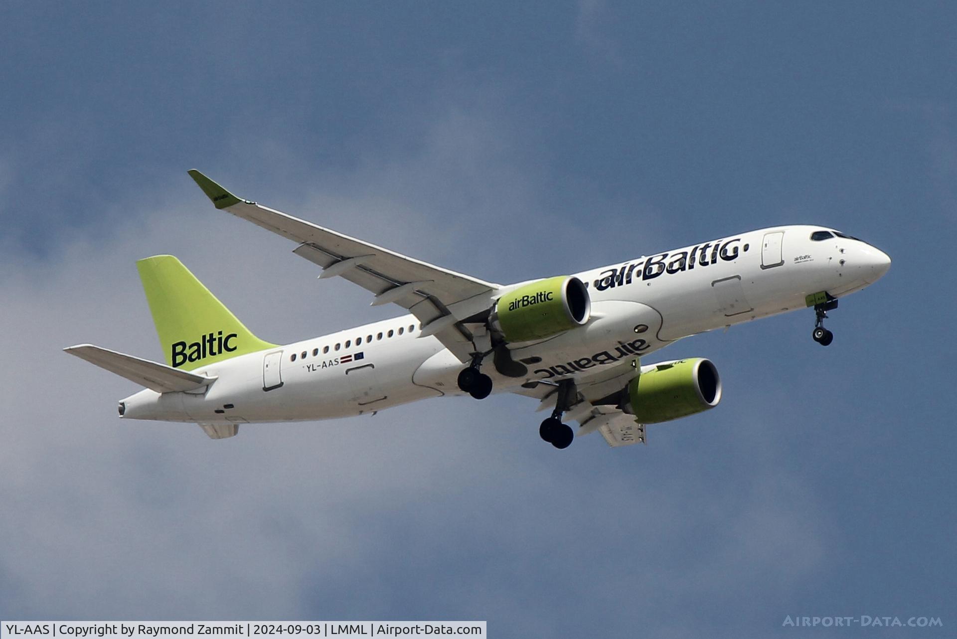 YL-AAS, 2019 Airbus A220-300 C/N 55054, A220 YL-AAS Air Baltic
