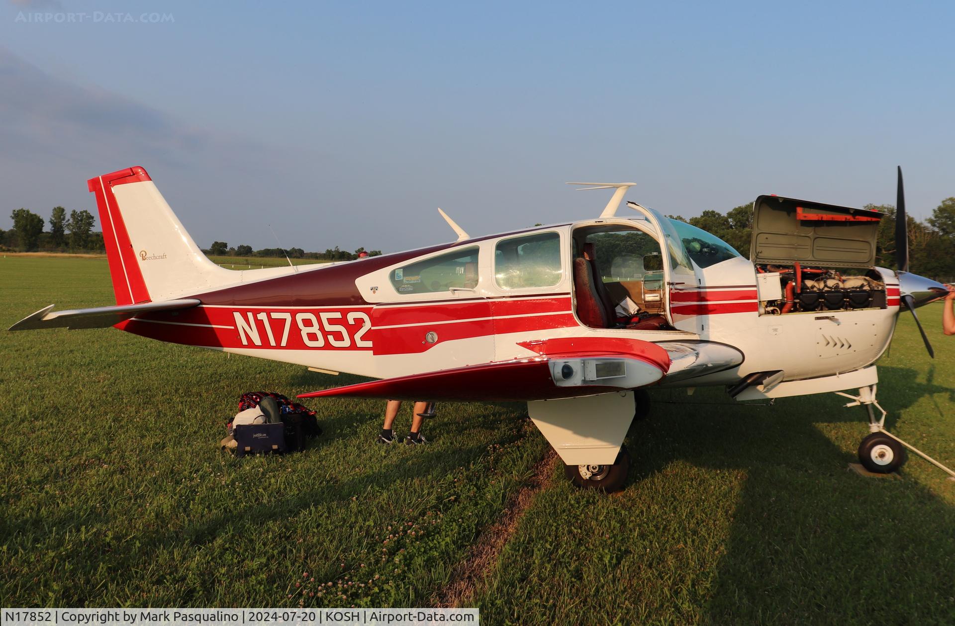 N17852, 1977 Beech F33A Bonanza C/N CE-715, Beech F33A