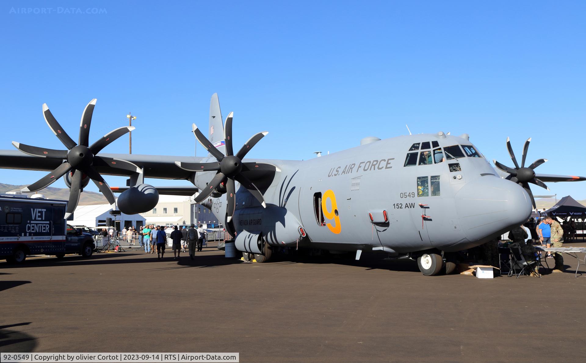 92-0549, 1992 Lockheed C-130H Hercules C/N 382-5337, 2023 Reno air races