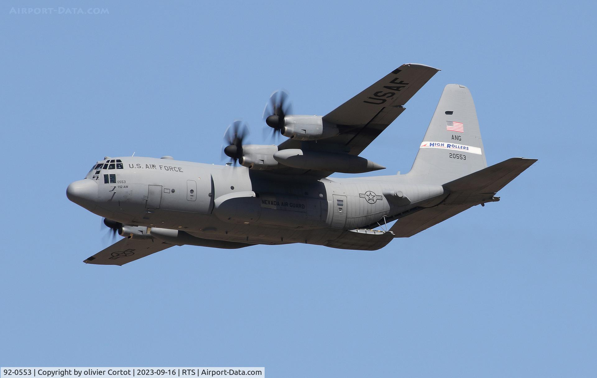 92-0553, 1992 Lockheed C-130H Hercules C/N 382-5350, 2023 Reno air races