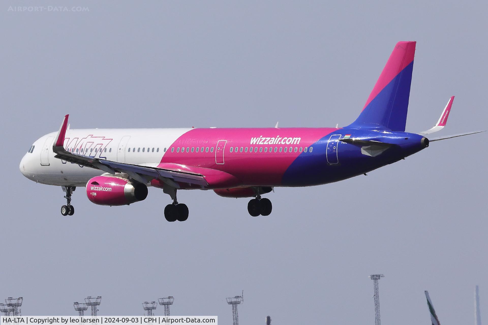 HA-LTA, 2018 Airbus A321-231 C/N 8216, Copenhagen 3.9.2024