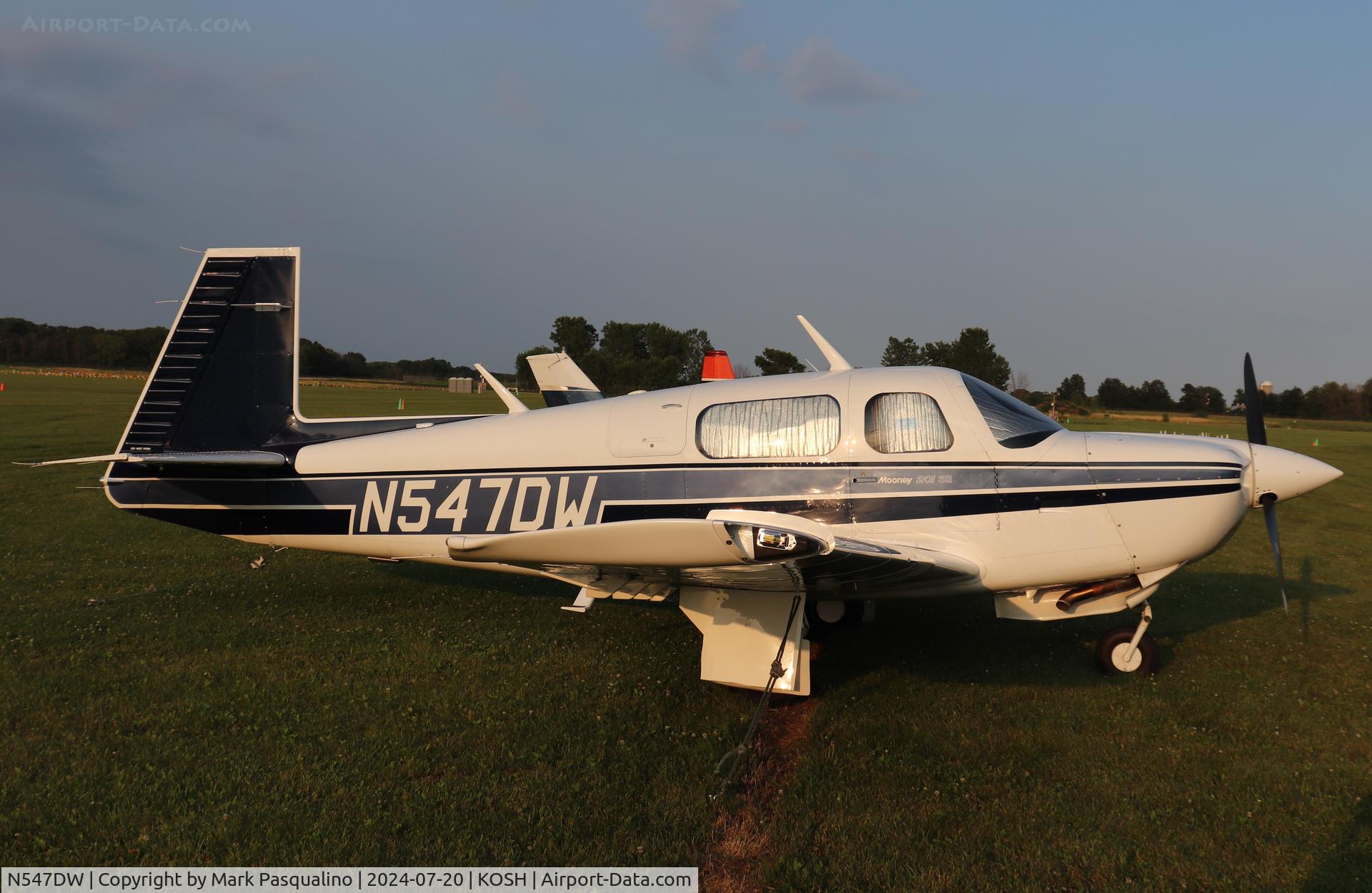 N547DW, 1989 Mooney M20J 201 C/N 24-3134, Mooney M20J