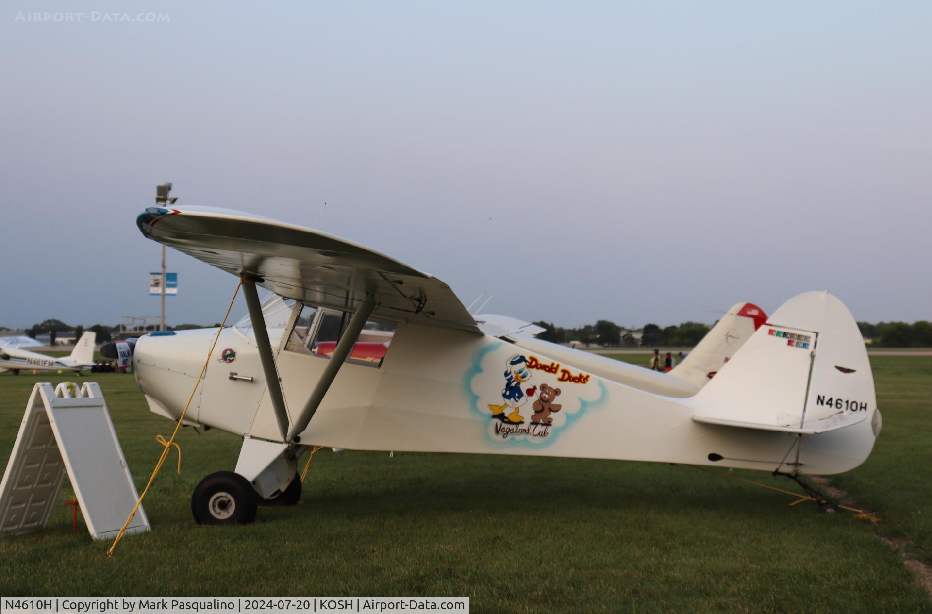 N4610H, 1948 Piper PA-17 Vagabond C/N 17-27, Piper PA-17