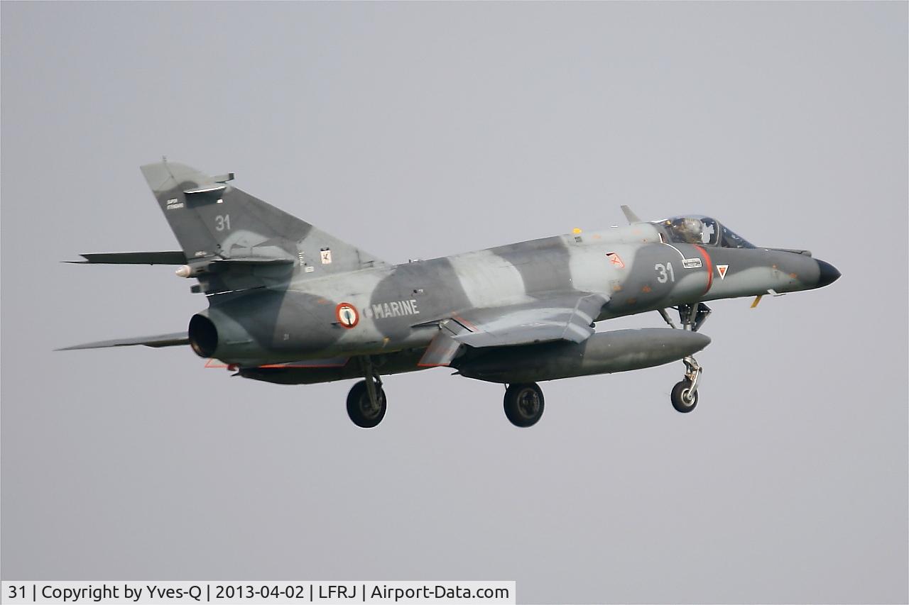 31, Dassault Super Etendard C/N 31, Dassault Super Etendard, Landivisiau Naval Air Base (LFRJ)