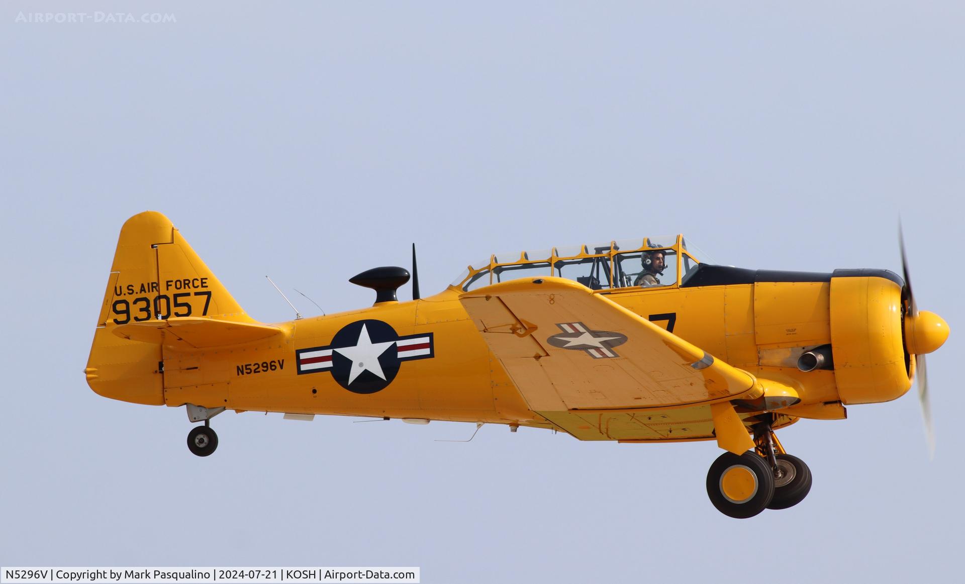 N5296V, North American AT-6G Texan C/N 168-161 (49-3057), North American AT-6G
