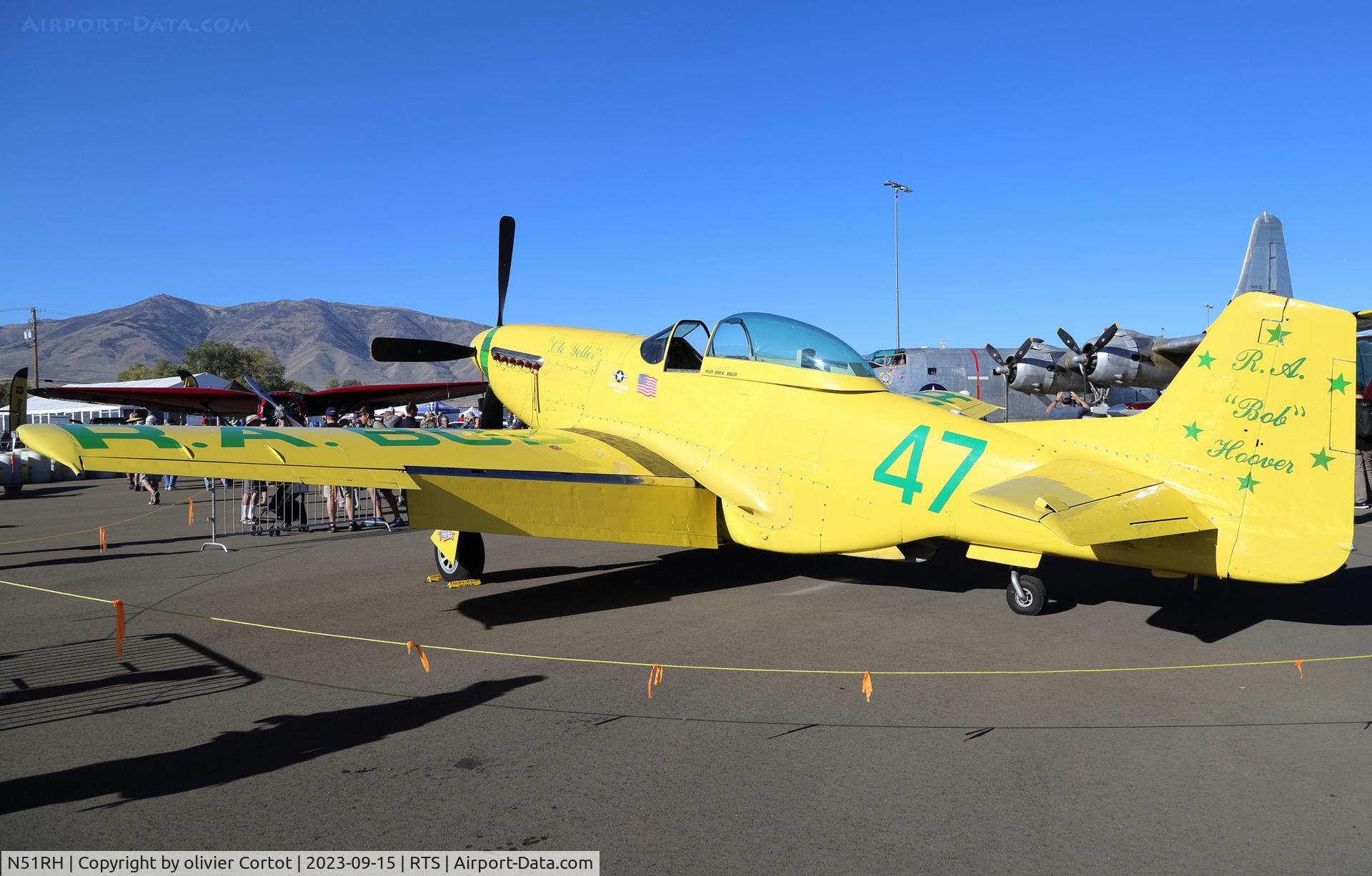 N51RH, North American P-51D Mustang C/N 44-74739, 2023 Reno air races