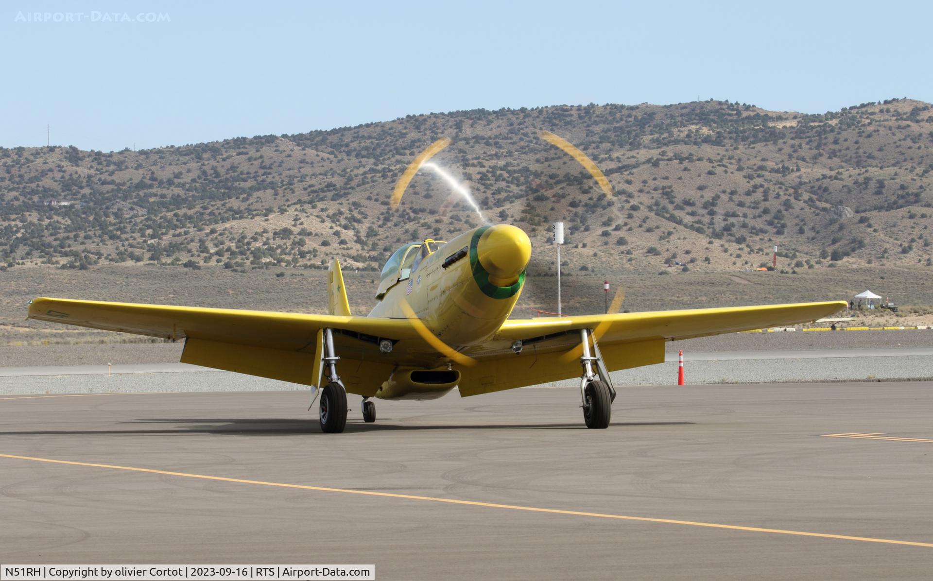 N51RH, North American P-51D Mustang C/N 44-74739, 2023 Reno air races