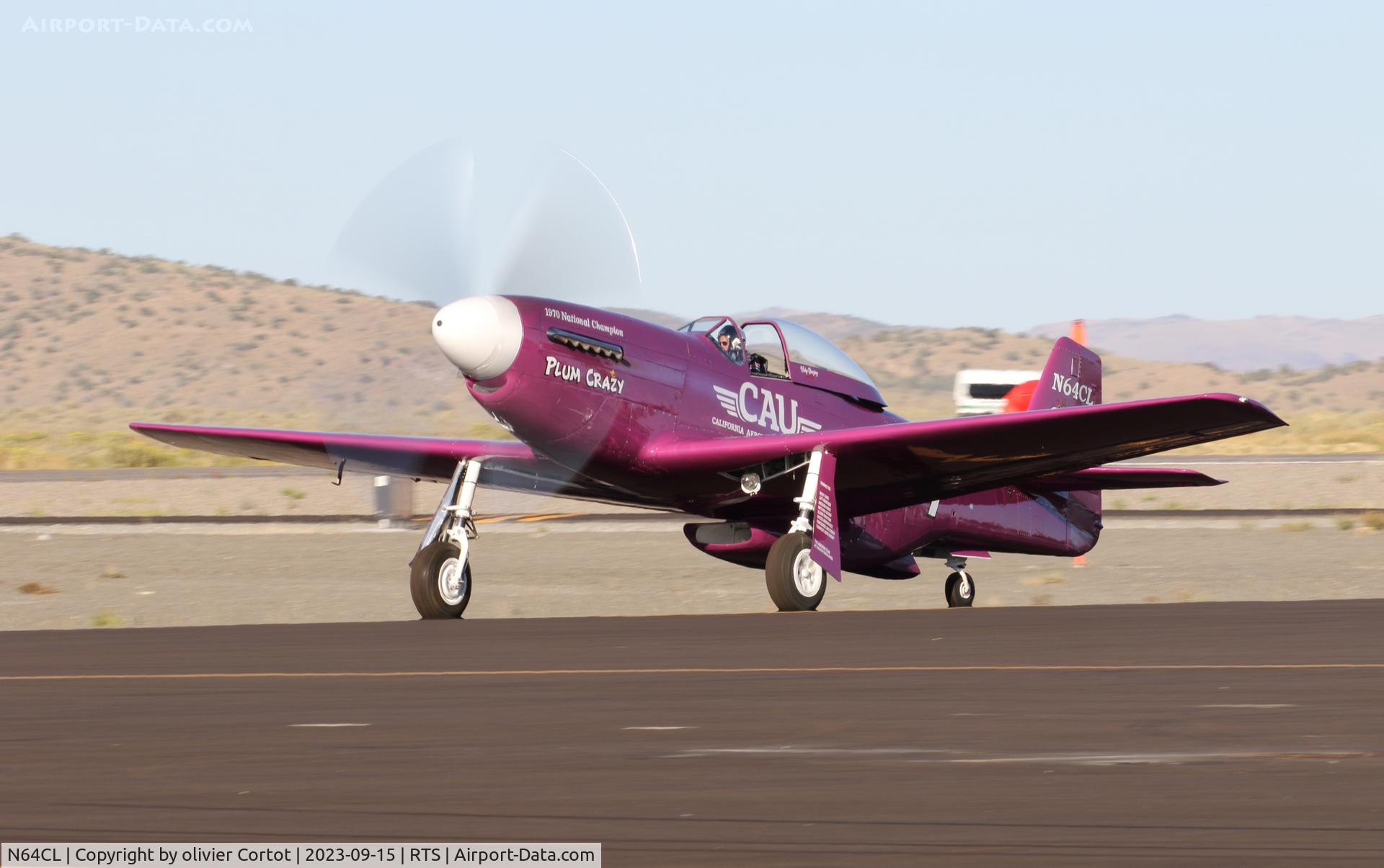 N64CL, 1944 North American F-51D Mustang C/N 10216, 2023 Reno air races