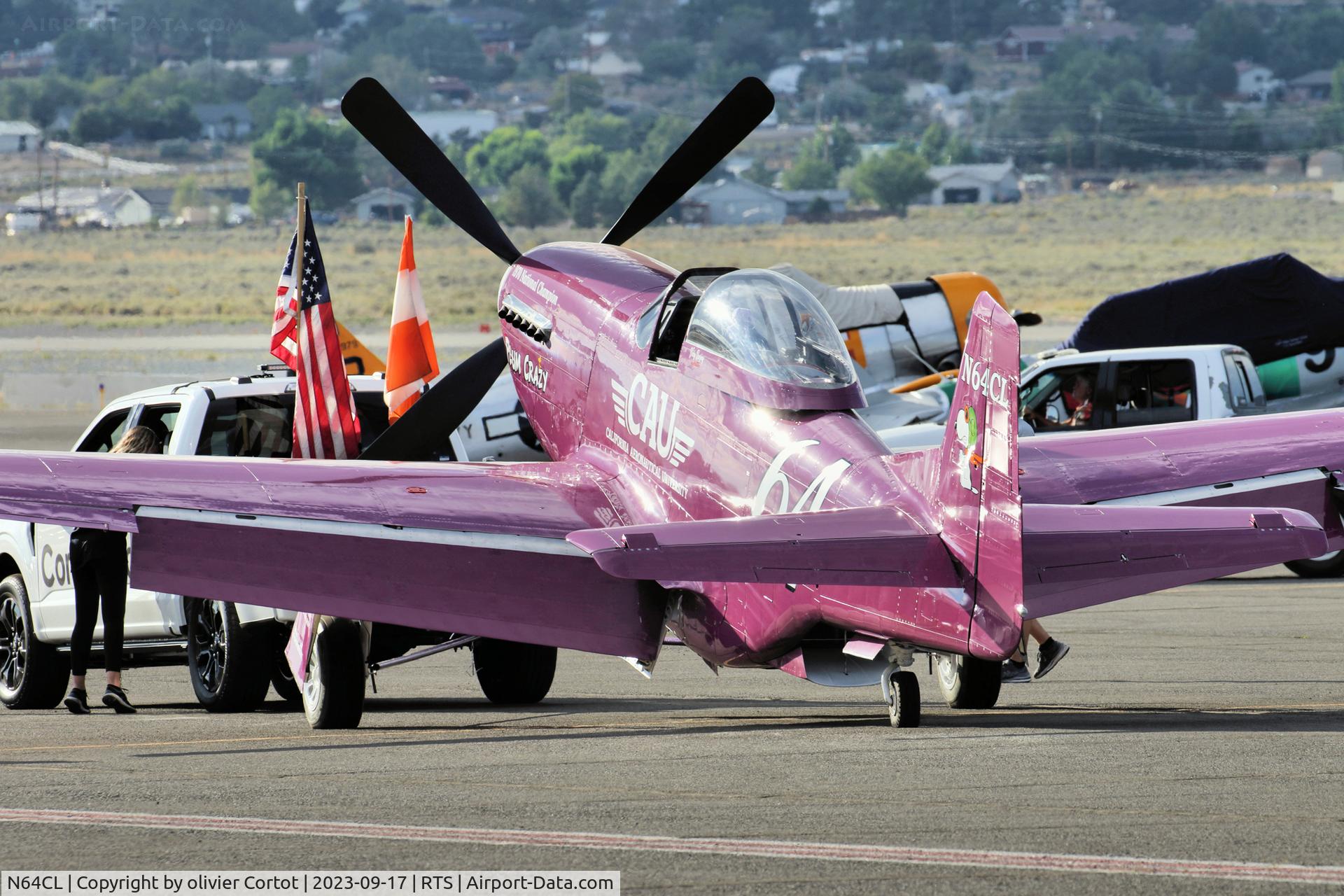 N64CL, 1944 North American F-51D Mustang C/N 10216, 2023 Reno air races