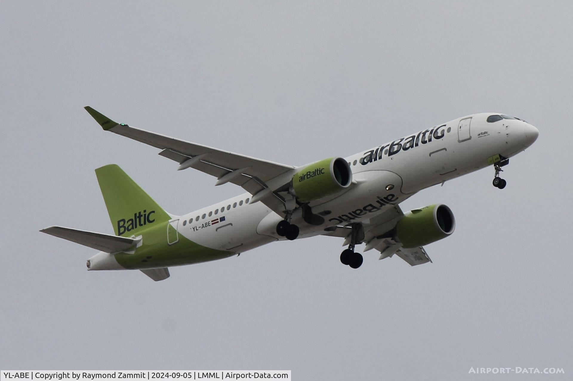 YL-ABE, 2021 Airbus A220-300 C/N 55131, A220 YL-ABE Air Baltic
